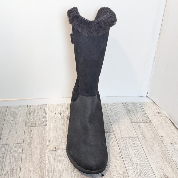UGG Edelina waterproof suede wedge boots - Picture 3 of 16